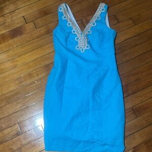 Lilly Pulitzer light blue shift dress